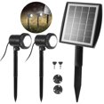 thumbnail image 3 of Billuyoard Foco Solar de BSV-SL302, foco LED para paisaje con batería, ángulo ajustable, luz blanca impermeable para exteriores, para césped y jardín Iluminación y accesorios Billuyoard HA015263-00, 3 of 6