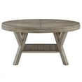 thumbnail image 2 of Progressive Furniture Market Street Round Wood Cocktail Table in Boardwalk Gray, 2 of 3