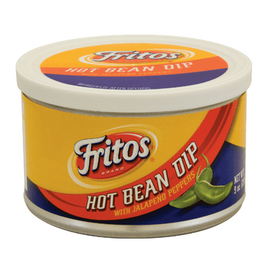 Fritos Hot Bean Dip with Jalapeno Peppers, 9 Ounce Can (Pack of 4)