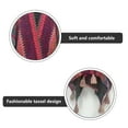 thumbnail image 3 of Poncho Cape en Tricot pour Femmes, Cardigan Kimono Tricoté avec Franges pour Automne Hiver, 3 of 5