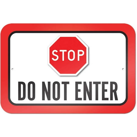 stop do not enter sign walmartcom