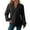 Black, variant on Chbgutlmr Fall Womens Tops Long Sleeve Notched V Neck Loose Casual Pullover Solid Color Blouses Tops