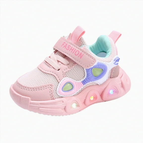 Godom Kids Shoes Girls Kids Lightweight Breathable Lace-up Sneakers Running Shoe