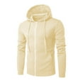 thumbnail image 5 of Mens Zip Up Hoodie Oversized Zipper Hooded Sweatshirt Trendy Casual Jackets Lightweight Long Sleeve Sweatshirt Athletic Jacket With Pocket M, 5 of 5