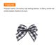 thumbnail image 4 of Uxcell 50Pcs Mini Lazo de Cinta Gingham de 1" Cinta de Tela a Cuadros de Satén para Manualidades y Costura Negro y Blanco, 4 of 7