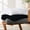 Black, variant on Chunky Cable Knit Throw Blanket Lightweight Rust 100% Organic Cotton for Sofa Couch Bed Baby Nursery 51” x 63” with Laundering Bag Rustic Shabby Chic Modern Farmhouse