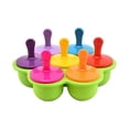 thumbnail image 2 of Contenedor de alimentos congelados para bebés, recipiente de silicona con tapa hermética y 7 compartimentos independientes, bandeja para congelar alimentos., 2 of 2