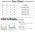 thumbnail image 3 of Tao Tao Women's Lace Flower Embroidery Bra Fashion Underwear Comfortable Seamless Adjustment Bra Women's Wireless Bra Underwear Black 85A, 3 of 3