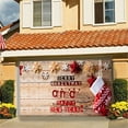 thumbnail image 5 of hirigin Christmas Background Cloth, Outdoor Garage Door Tapestry Cloth Holiday Party Hanging Decoration, 5 of 7