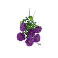 thumbnail image 2 of MMJ Artificial Petunia Flowers 50pcs Faux Bouquet 13.4in Outdoor Home Garden Decoration for Window Box Flower Pot, 2 of 6