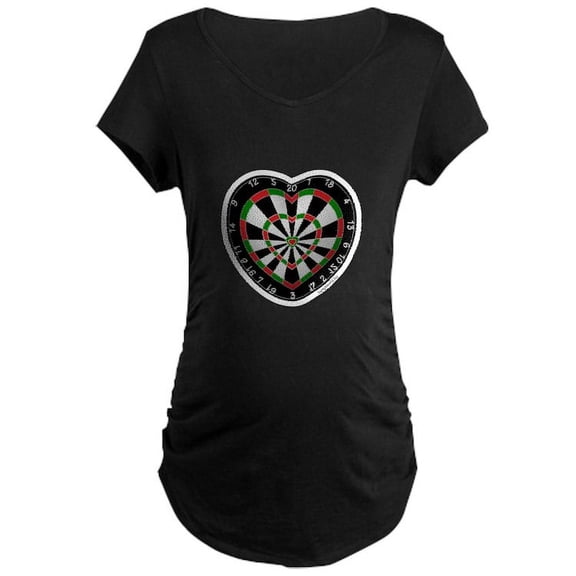 CafePress - Dart Love Maternity Dark T Shirt - Maternity Dark T-Shirt