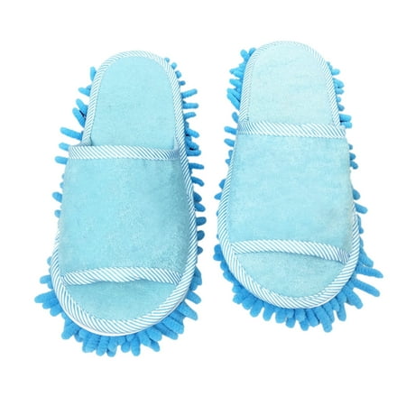

Microfibre Mop Slipper House Floor Foot Shoes Lazy Polishing Cleaning Dust Tool