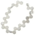 thumbnail image 2 of Czech Glass Honeycomb Beads, 2-Hole Hexagon 6mm, 30 Pieces, Chalk Luster, 2 of 2