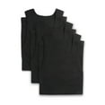 thumbnail image 2 of Harbor Bay by DXL Big and Tall Men's Athletic T-Shirt, Black, 8XL, Pack of 3, 2 of 5