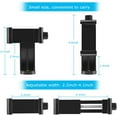 thumbnail image 4 of FGLHS Premium Smartphone Holder/Vertical and Horizontal Tripod Mount Adapter Rotatable Bracket with 1/4 inch Screw/Adjustable Clip for iPhone, Android Cell Phone, Selfie Stick, Camera Stand,1Pack, 4 of 7