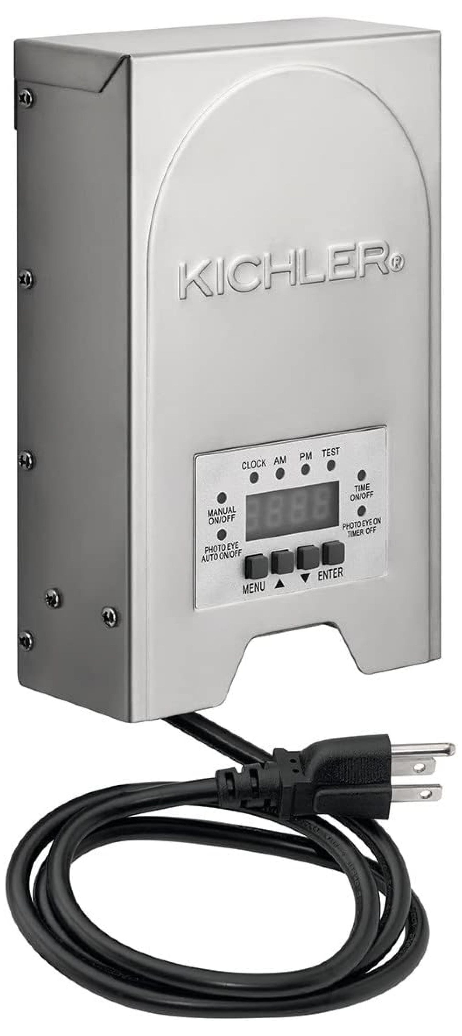 12217-200 Watt 12V/15V Multi-Tap Low Voltage Outdoor Landscape Transformer with Digital Timer and Built in Protector - Weatherproof