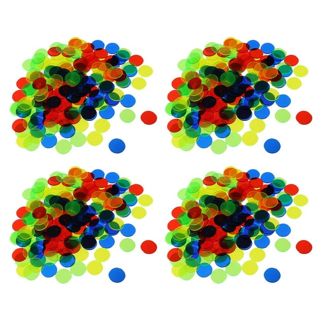 400 de fichas de bingo de plástico que cuentan los accesorios del juego de del juego de las fichas Macarena Fichas de juego de bingo