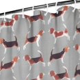 thumbnail image 3 of Animal Beagle Cute Dog Shower Curtain 36"x72" ,Bathroom Decorative Shower Curtains Set with 12 Hooks,Modern Waterproof Washable Shower Curtain, 3 of 6