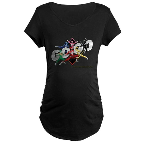 CafePress - Mighty Morphin Power Ran Women's Maternity T Shirt - Maternity Dark T-Shirt