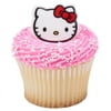 12 Hello Kitty Happy Everything Cupcake Cake Ring Birthday Party Favor Toppers