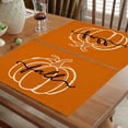 thumbnail image 6 of Linen Placemat for Thanksgiving Table Decor, Absorbent and Easy Clean Table Mat for Dining and Holiday Gatherings(A), 6 of 6