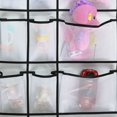 thumbnail image 4 of Organizadores de zapatos extragrandes para colgar transparentes sobre la puerta, organizador de zapatos para armario, organizador de Zapatero, almacenamiento de zapatos, 12 + 6 bolsillos, 4 of 5