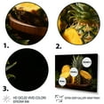 thumbnail image 3 of Designart "Sliced Pineapples A Culinary Art" Food & Beverage Floater Framed Canvas Wall Art, 3 of 7