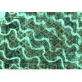 thumbnail image 1 of Ahgly Company Indoor Rectangle Abstract Turquoise Blue Modern Area Rugs, 5' x 7', 1 of 4