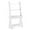 Oak, variant on Costway Home Office Ladder Desk Wall-Leaning Laptop Workstation with Storage Shelves Natural