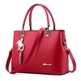 thumbnail image 2 of Purses And Handbags For Women Solid Color Large Capacity Crossbody Bag Fashion Tote Top Handle Shoulder Bags, 2 of 5