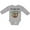 AC-Heather Grey, variant on My Great Aunt Loves Me Cute Sloth and Baby Boys or Girls Long Sleeve Baby Bodysuit