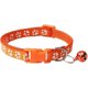 thumbnail image 3 of Paquete de 2 collares reflectantes y con huella para gatos con cascabel, hebilla de collar básico para perros y gatos, collar ajustable de poliéster para perros y gatos o cinturones de, 3 of 3