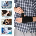 thumbnail image 1 of Youkk Black Wrist Guard For Active Sports Best Support Breathable And Comfortable Wide Range Of Uses right hand, 1 of 6