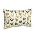 thumbnail image 2 of Balery Chicken Cartoon Bedding Queen Pillow Cases - Envelope Closure - Soft Brushed Microfiber Fabric - Shrinkage and Fade Resistant Pillow Cases-16"x24", 2 of 9