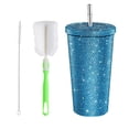 thumbnail image 1 of Sparkle in Style: Rhinestone Bling Thermal Bottle 755ml - Glitter Diamond Water Bottle with Lid & Straw, 1 of 1