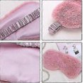 thumbnail image 3 of Pack of 5 sleeping masks, sleeping mask rabbit plush eye mask shading blindfold, sleeping mask with adjustable elastic band for women and men, 3 of 5