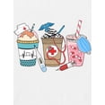 thumbnail image 3 of Nurse Appreciation Coffee Print T-Shirt - Perfect Gift for Doctors & Nurses, Casual Cotton Blend, Machine Washable, Summer Round Neck Tee, 3 of 7