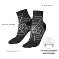 thumbnail image 6 of Pofeuu A Web With A Spider Print 30cm Socks, Adult Running Hiking Socks for Youth and Adult, 6 of 7