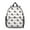 Cartoon Pug Dog, variant on Bulldog Dog and Footprints Backpack Backpack for School,Cute School Bag,Schoolbag with Adjustable Shoulder Straps & Padded Back,13.8"x11.4"x6"