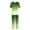 A006_Green, variant on FrzhBrz Womens Scrub Sets Cozy Fit Stretchy V Neck Top & Pants Gradient Comfortable with Pockets Plus Size Nursing Scrubs Set