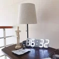 thumbnail image 4 of 3D LED Digital Wall Clock, Adjustable Brightness Electronic Clock for Bedroom, Living Room and Home Decor, 4 of 7