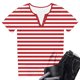 thumbnail image 4 of Camisas de Manga Corta para las Mujeres Casual Impresión No Estructurada Botón Arriba Blusa Cuello Tripulado Top de Verano, Tops de Manga Corta de las Mujeres Casual, 4 of 6