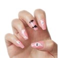 thumbnail image 3 of KISS Voguish Fantasy Glow in the Dark, Press On Nails, Lion Tamers, Pink, Medium Coffin, 28 Count, 3 of 9