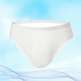 thumbnail image 6 of zeranth Summer Ultra-Thin Ice Silk Sexy Men Briefs Translucent Low-rise Seamless 3D U Convex Breathable Panties, 6 of 7