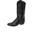 thumbnail image 5 of Justin Men's London Calfskin Western Boot Round Toe Black 11 D(M) US, 5 of 5