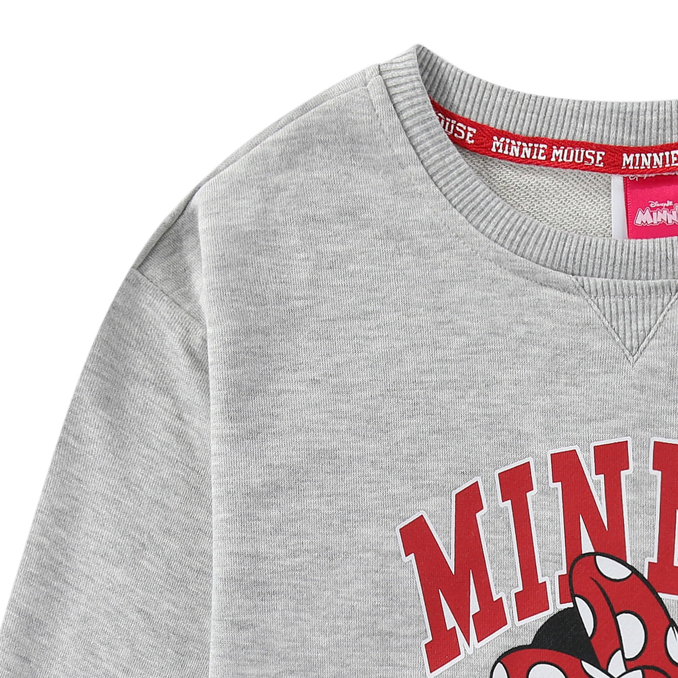 Disney Minnie Mouse French Terry Sweatshirt and Skort Skirt Set (Girls), 2 Piece Set, Sizes 2T-6