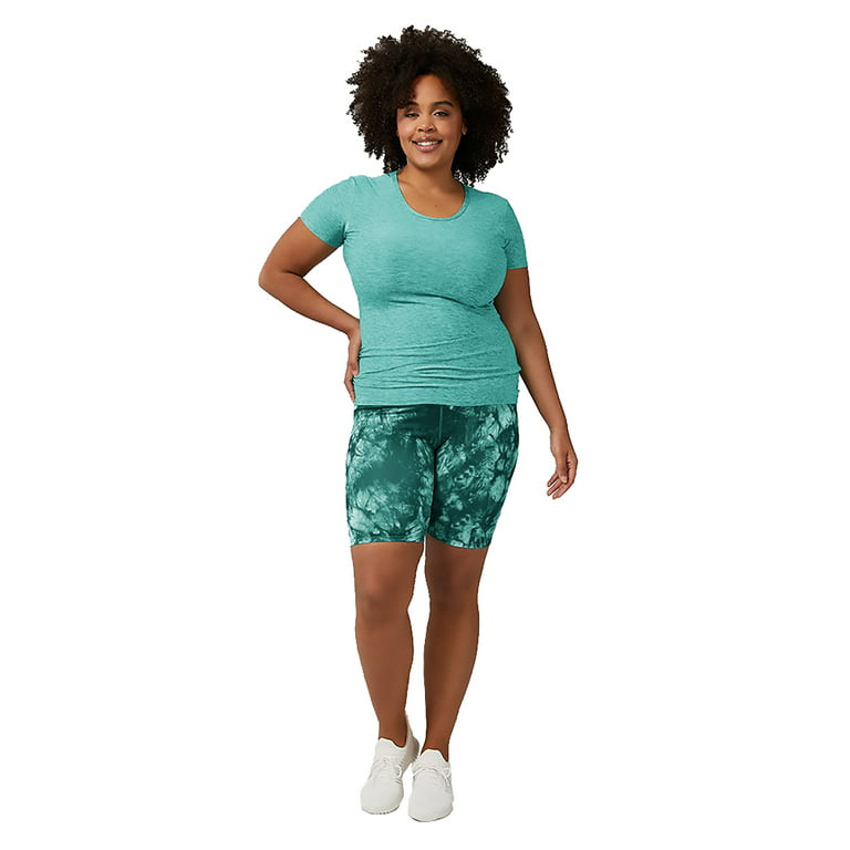 3 Pack 32 Degrees Women's Cool Fitted T-Shirt - Latigo Bay Space Dye -  Medium 