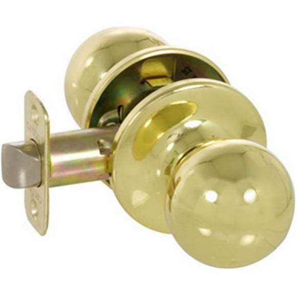 Fairfiled Series Grade 3 Keyed Entry Knob Set, Bright Brass
