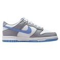 thumbnail image 3 of Big Kid's Nike Dunk Low White/Royal Pulse-Cement Grey (FB9109 121) - 5.5, 3 of 5