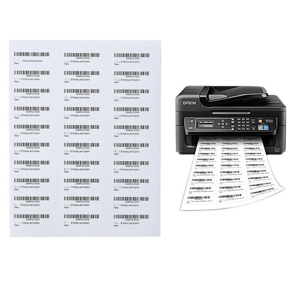 SJPACK 30-UP Address Labels for Laser Inkjet Printers 1" x 2-5/8", Pack of 6000 Labels
